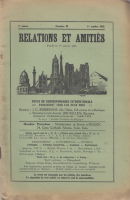 Relations et amities №28 1929