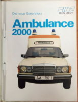 Альбом Binz Ambulance Mercedes 1974