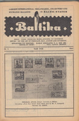 Филателистический журнал Baltika 