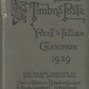 Catalogue de Timbrs poste Yvert 1929