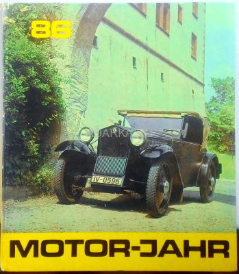 Motor-Jahr 86 Германский автомобильный ежегодник, посвященный европейским автомобилям, истории и автомотоспорту